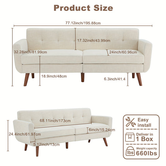 Small Upholstered Love Seat Furniture Tbfit 65\